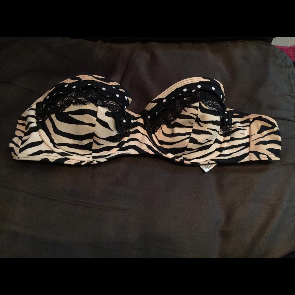 Victoria secret strapless padded bathing suit top